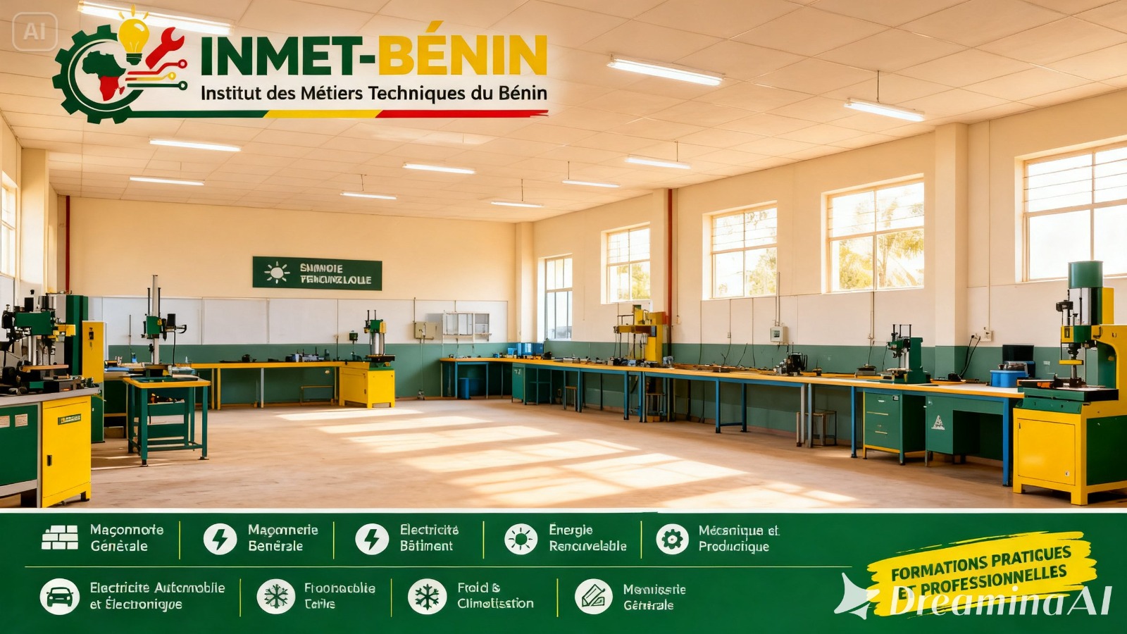 Plateau technique et atelier de formation de l'INMET-BÉNIN